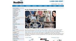 Desktop Screenshot of newwaveacrylics.com